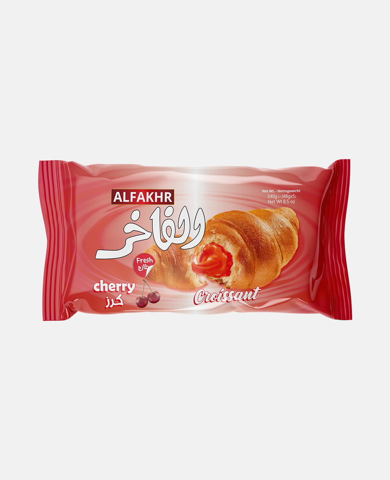 Alfakhr Croissant - Cherry Flavour