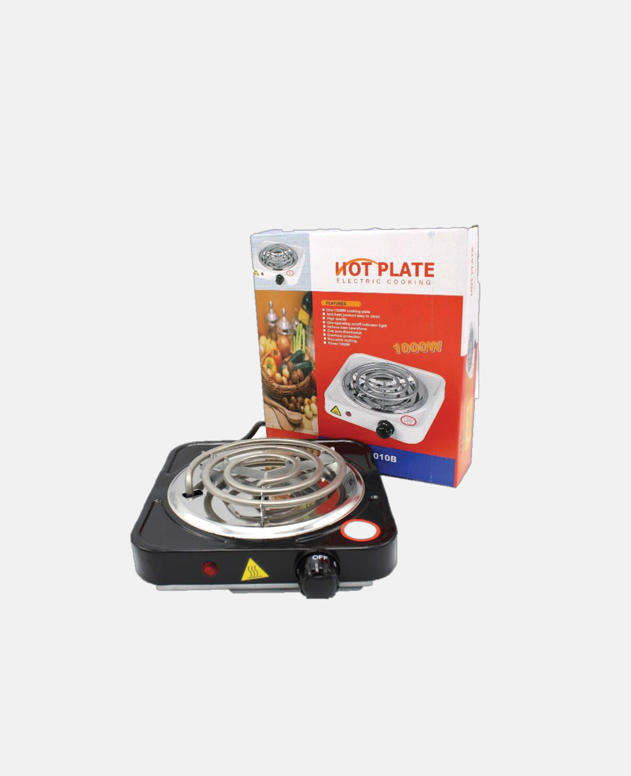 Hot Plate Electric Cooking - 1000 Watts/H 12-1